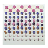 1/4 x 1-1/2" Shank - 50 Pc. Assortment - Aluminum Oxide Mounted Points - Exact Industrial Supply