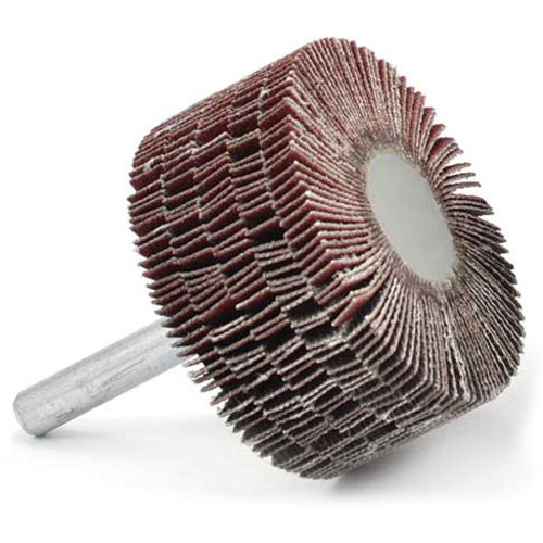 2″ × 1″ × 1/4″-240 Grit - Mounted Flap Wheel
