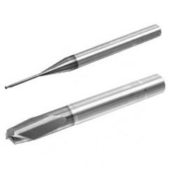 1mm Dia. - 50mm OAL - AlTiN - 30° - Die Mold - Corner Radius - EM - 2 FL - Exact Industrial Supply