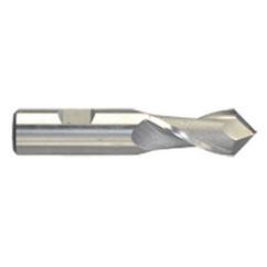 7/8" Dia. - 3-3/4" OAL - Uncoated M-42 Cobalt - Marxman Drill - Mill SE EM - 2 FL - Exact Industrial Supply