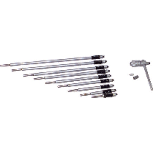 Model 141-206-50-300 mm Range-0.01 mm Graduation - Hardened & Ground Face - Interchangeable Rod Inside Micrometer - Exact Industrial Supply