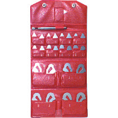 Model 186-907-0.550″-1.000″-10 Pieces - Radius Gage Set - Exact Industrial Supply