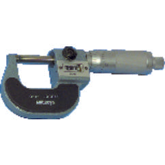 10″-11″ Measuring Range-0.0001″ Graduation - Ratchet Thimble - Carbide Face - Digital Outside Micrometer - Exact Industrial Supply