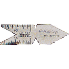 Center Gage - Model 950-201 - USA Standard 60-14ths, 20ths, 24ths, 32nds Graduation - Exact Industrial Supply