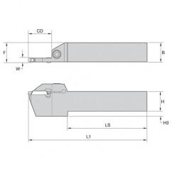 250214 WMT LH TOOLHOLDER 16 X 16 - Exact Industrial Supply