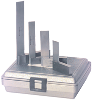 #599-540-2346 - 2; 3; 4; & 6'' Length - 4 Piece Precision Square Set - Exact Industrial Supply