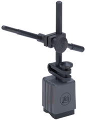 #599-7762 - Mini Mag Stand -Standard - 1-1/4 x 1-1/4 x 1-3/4" Base Size - Magnetic Base Indicator Holder - Exact Industrial Supply