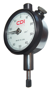 .075 Total Range - 0-15-0 Dial Reading - AGD 1 Dial Indicator - Exact Industrial Supply