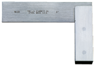 #20-6-Certified - 6'' Length - Hardened Steel Square with Letter of Certification - Exact Industrial Supply