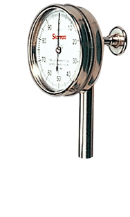 #196-A1Z - .200 Total Range - 0-100 Dial Reading - Back Plunger Dial Indicator - Exact Industrial Supply