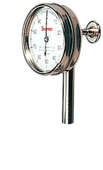 #196-A1Z - .200 Total Range - 0-100 Dial Reading - Back Plunger Dial Indicator - Exact Industrial Supply