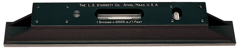 #199ZW/SLC - 15'' Overall Length - 1 Vial(s) - Master Precision Level with Certification - Exact Industrial Supply