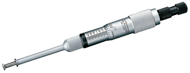 #260Z - .050 - 1.05'' Measuring Range - .001 Graduation - Hardened & Ground Face - Groove Micrometer - Exact Industrial Supply
