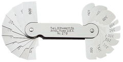 #51314 - .020 to .400" - 20 Pieces - Radius Gage Set - Exact Industrial Supply