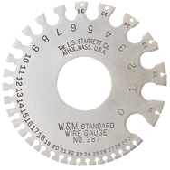 #283 - .3125 to .007 - Hardened Sheet; Plate Iron & Steel Gage - Exact Industrial Supply