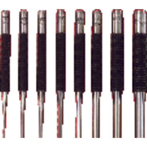 Starrett Drive Pin Punch - 3/16″ Tip Diameter × 4″ Overall Length - Exact Industrial Supply