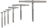 #S579GZ - 4 Pieces - 5/16 to 2-1/8'' Measuring Range - Telescoping Gage Set - Exact Industrial Supply