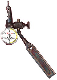 #711FSBZ - .030 Range - .001 Graduation - Horizontal Last Word Dial Test Indicator - Exact Industrial Supply