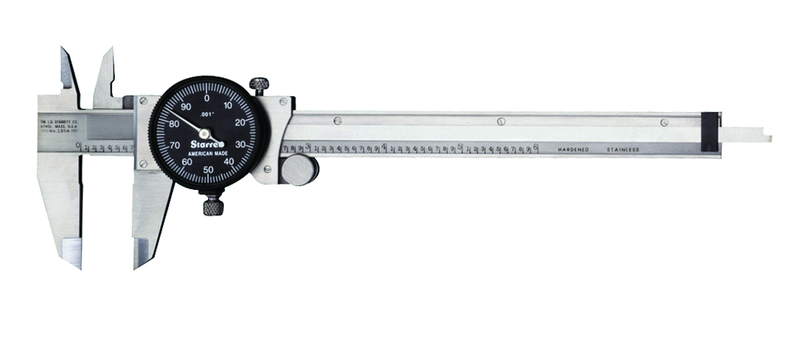#B120A-6 - 0 - 6'' Measuring Range (.001 Grad.) - Dial Caliper - Exact Industrial Supply