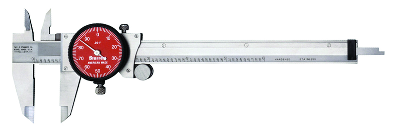 #R120A-6 - 0 - 6'' Measuring Range (.001 Grad.) - Dial Caliper - Exact Industrial Supply