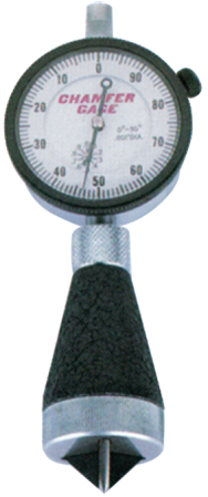 0 - 1" Capacity - 90° Angle - Mechanical Chamfer Gage - Exact Industrial Supply