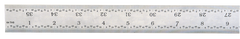 #402-048 - 48'' Long - 4R Graduation - 1-1/4'' Wide - Steel Scale - Exact Industrial Supply