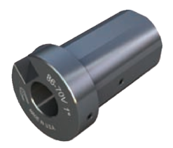Mazak Style "V" Toolholder Bushing - (OD: 2" x ID: 1/2") - Part #: CNC 86-70V 1/2" - Exact Industrial Supply