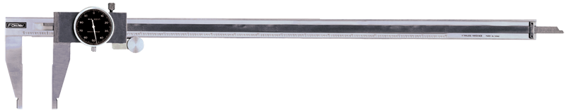 0 - 18'' Measuring Range (.001" Grad.) - Dial Caliper- - #52-008-018 - Exact Industrial Supply