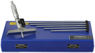 0 - 6 Measuring Range - (.001" Grad.) - Digit Counter Depth Micrometer - Exact Industrial Supply