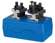 #52-475-025 - 1-3/8 x 1-3/8 x 1-3/16'' - X-Block Jr V-Block Set - Exact Industrial Supply