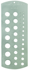 #52-480-005 - 1/16 to 1/2" - Drill Gage - Exact Industrial Supply