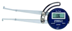 #54-554-730 - .5-6" / 150mm Range - .01" / .1mm / 1/64th Reading - Electronic Internal Caliper Gage - Exact Industrial Supply