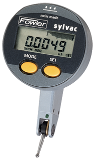 .080 Range - .00005/.001mm Graduation - Horizontal Electronic Quadral Test Indicator - Exact Industrial Supply