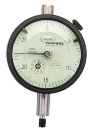 .025 Total Range - 0-10 Dial Reading - AGD 2 Dial Indicator - Exact Industrial Supply