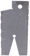 #5640 - 1 to 10 Pitch - 29° Acme Screw Thread Gage - Exact Industrial Supply