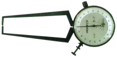 #EC362 - 3.625 - 4.625'' Range - .001'' Graduation - Dial Face External Caliper Gage - Exact Industrial Supply
