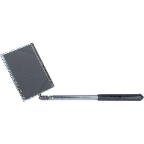 560 3-1/2″ × 2″ Rectangular-11-1/2″ (Extendable) Arm-16″ Overall Length - Inspection Mirror - Exact Industrial Supply