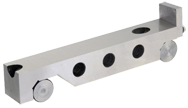 Precision Ground Sine Bar - 1 x 10''; .00004 Square & Parallel - Exact Industrial Supply