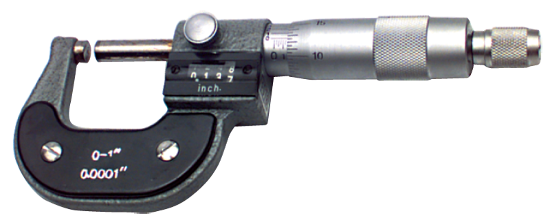 2 - 3'' Measuring Range - .0001 Graduation - Ratchet Thimble - Carbide Face - Digital Outsite Micrometer - Exact Industrial Supply