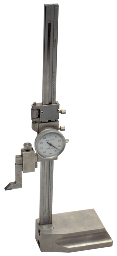 #HGD12 - 12" - .0001" Graduation - Dial Height Gage - Exact Industrial Supply