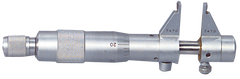 1 - 2'' Measuring Range - .001 Graduation - Ratchet Thimble - Hardened & Ground Face - Inside Micrometer - Exact Industrial Supply