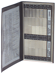 #16008 - 30 Specimans for Checking Varied Roughness Results - Microfinish Surface Comparator - Exact Industrial Supply
