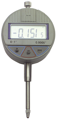 0 - 1 / 0 - 25mm Range - .0005/.01mm Resolution - Electronic Indicator - Exact Industrial Supply