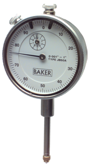 1" Travel .001 (0-100) Dial Indicator 2-1/4" Dial - Exact Industrial Supply