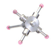 M2 Male Thread - 30mm Length - Grade 10 Ruby Star Styli with Stainless Steel Body - Exact Industrial Supply