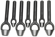 #1271ST - 1/4 to 1'' Diameter - 7 Piece Arch Punch Set - Exact Industrial Supply