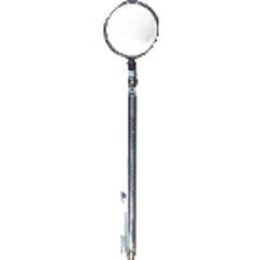 1 1/2″ Size - Round-24″ Extended Length - Telescoping Pocket Mirror - Exact Industrial Supply