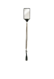 1-7/8 x 2-1/2" - Acrylic - 34-1/2'' Extended Length - Telescoping Pocket Mirror/Magnet - Exact Industrial Supply