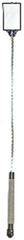 2-1/2 x 1-7/8'' Size - Rectangular - 25" Long - Telescoping Pocket Mirror - Exact Industrial Supply