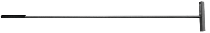 Long Reach Magnetic Retriever - Rectangular - 39.5'' Length; 1-3/8 x 6" Magnet Size; 28 lbs Holding Capacity - Exact Industrial Supply